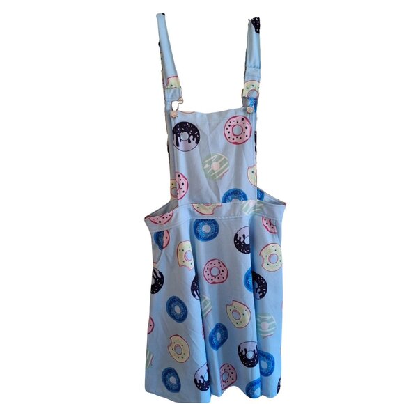 Donut Print Overall Dress Size 12/ 0XL - Picture 6 of 10